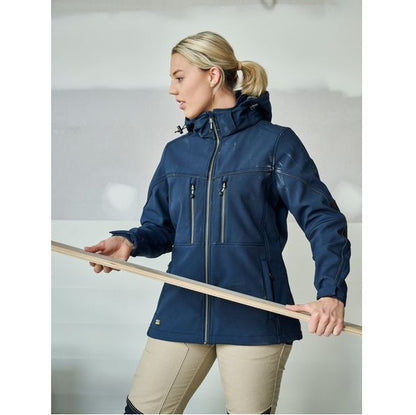 Bisley BJL6570 Womens Flex And Move Hooded Soft Shell Jacket