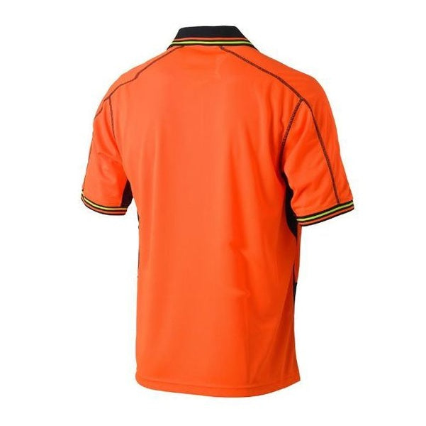 Bisley BK1219 Two Tone HiVis Polyester Mesh S/S Polo Shirt