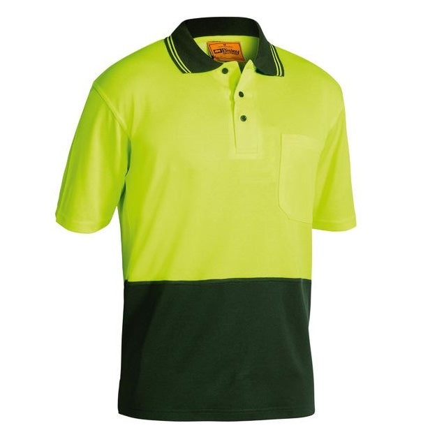 Bisley BK1234 2-Tone HiVis Polo Short Sleeve Shirt