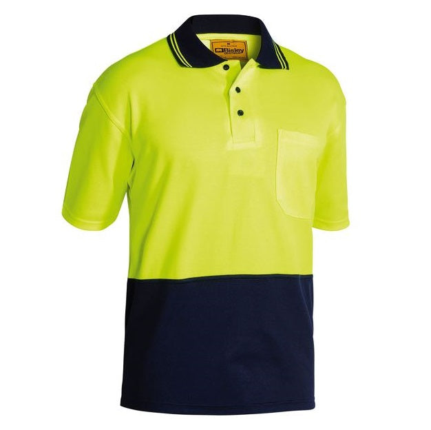 Bisley BK1234 2-Tone HiVis Polo Short Sleeve Shirt