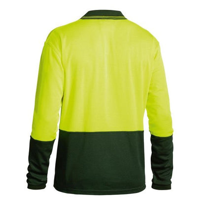 Bisley BK6234 2-Tone HiVis Polo Long Sleeve Shirt