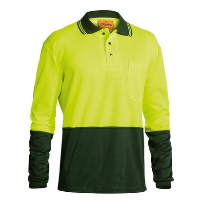 Bisley BK6234 2-Tone HiVis Polo Long Sleeve Shirt