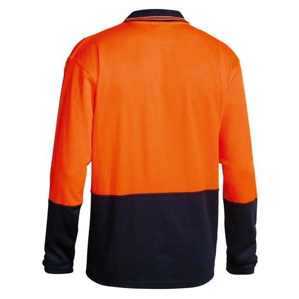 Bisley BK6234 2-Tone HiVis Polo Long Sleeve Shirt