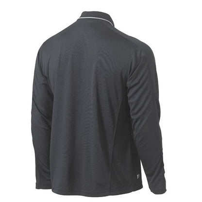 Bisley BK6425 Cool Mesh L/S Polo With Reflective Piping