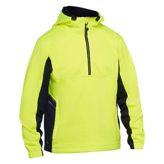 Bisley BK6571 Hivis Liquid Replellent Fleece Hoodie
