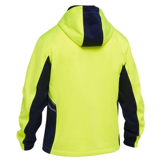 Bisley BK6571 Hivis Liquid Replellent Fleece Hoodie