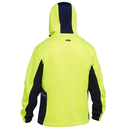 Bisley BK6571 Hivis Liquid Replellent Fleece Hoodie