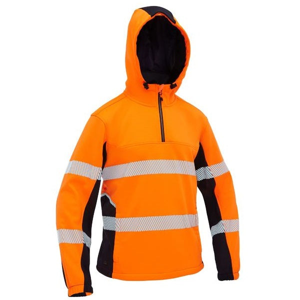 Bisley BK6571T FLX & Move™ Hi Vis Taped Liquid Repellent Fleece Hoodie