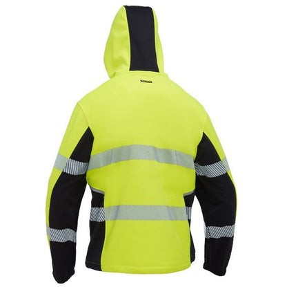 Bisley BK6571T FLX & Move™ Hi Vis Taped Liquid Repellent Fleece Hoodie
