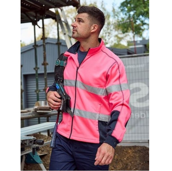 Bisley BK6611T Mens Taped Hi Vis Zip Front Fleece