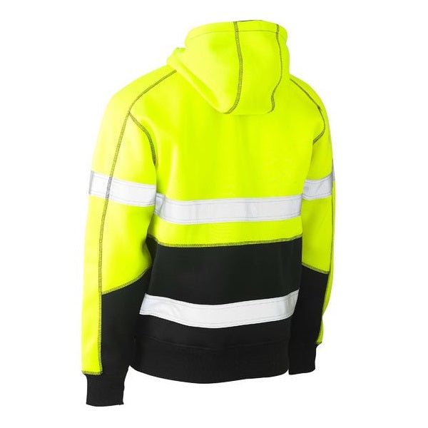 Bisley BK6619T Taped HiVis 2-Tone Fleece Pullover Hoodie