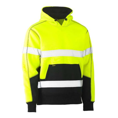 Bisley BK6619T Taped HiVis 2-Tone Fleece Pullover Hoodie