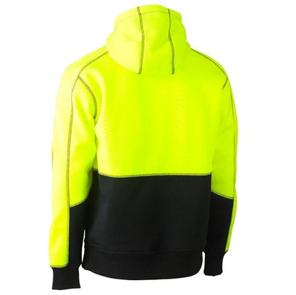 Bisley BK6619 HiVis 2-Tone Fleece Pullover Hoodie