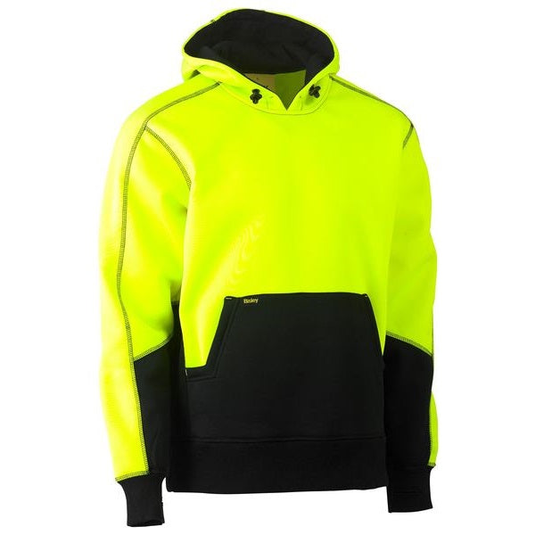 Bisley BK6619 HiVis 2-Tone Fleece Pullover Hoodie