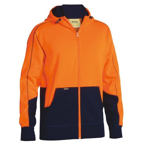Bisley BK6819 HiVis Fleece Hoodie
