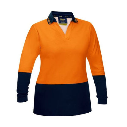 Bisley BKL6234 Womens Hi Vis V-Neck Polo