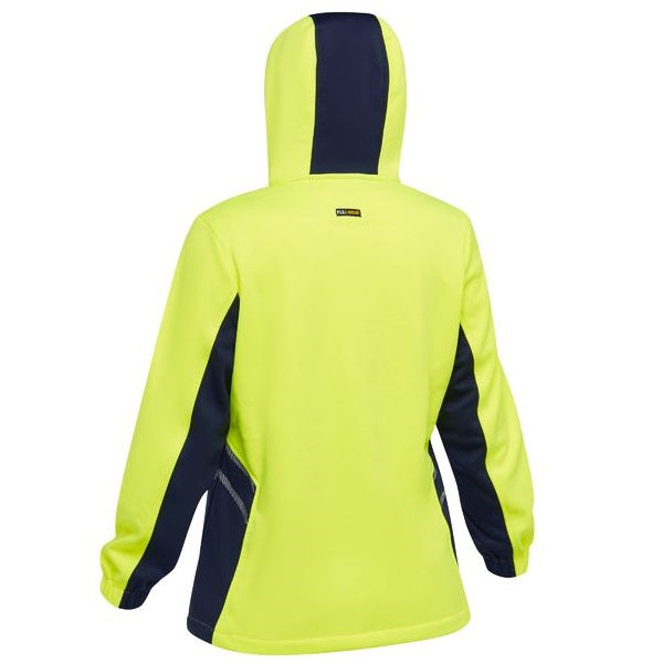 Bisley BKL6571 Womens HiVis Liquid Replellent Fleece Hoodie