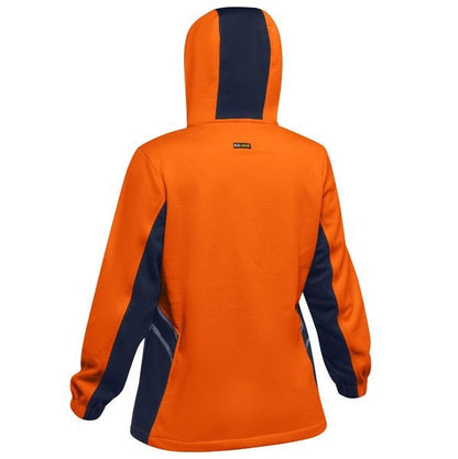 Bisley BKL6571 Womens HiVis Liquid Replellent Fleece Hoodie
