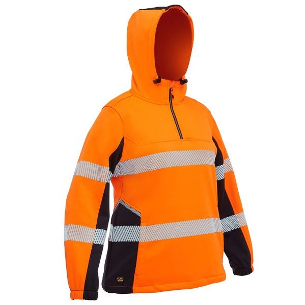 Bisley BKL6571T Womens FLX & Move™ Hi Vis Taped Liquid Repellent Fleece Hoodie