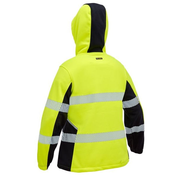 Bisley BKL6571T Womens FLX & Move™ Hi Vis Taped Liquid Repellent Fleece Hoodie