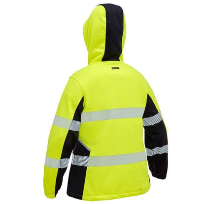Bisley BKL6571T Womens FLX & Move™ Hi Vis Taped Liquid Repellent Fleece Hoodie