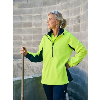Bisley BKL6571 Womens HiVis Liquid Replellent Fleece Hoodie