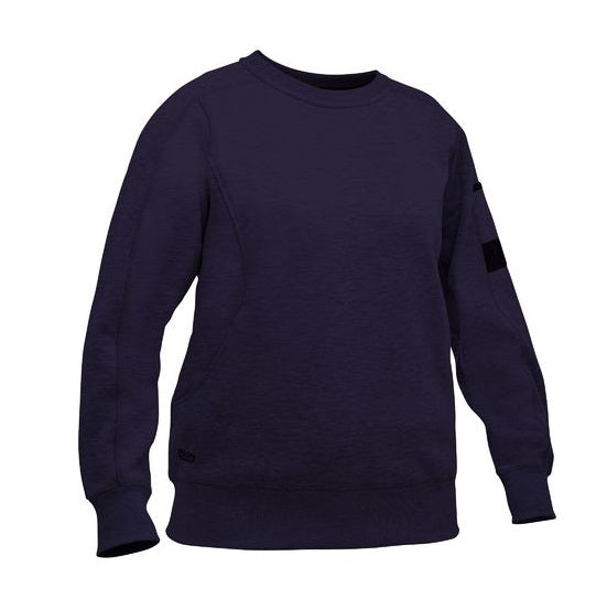 Bisley BKL6723 Womens Fleece Crew Neck Jumper in Navy colour