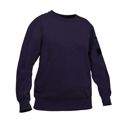 Bisley BKL6723 Womens Fleece Crew Neck Jumper in Navy colour