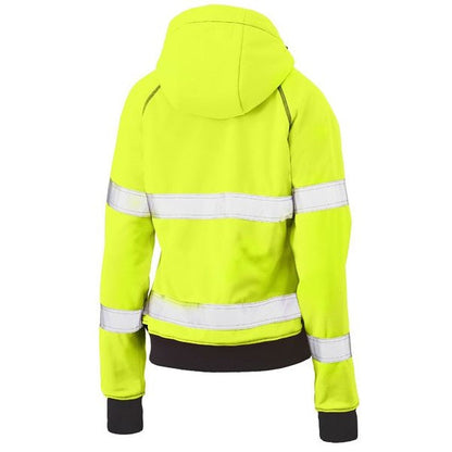 Bisley BKL6819T Womens Taped HiVis Fleece Hoodie