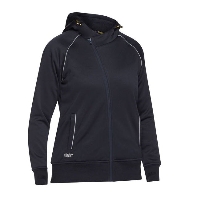 Bisley BKL6925 Womens Fleece Zip Front Hoodie With Sherpa