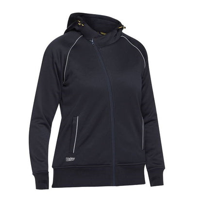 Bisley BKL6925 Womens Fleece Zip Front Hoodie With Sherpa