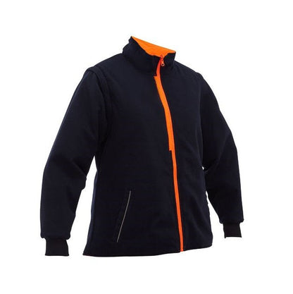 Bisley BKL6975 Womens Taped Hi Vis 5 In 1 Rain Jacket
