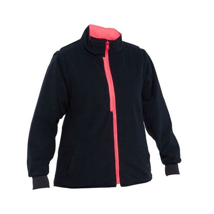 Bisley BKL6975 Womens Taped Hi Vis 5 In 1 Rain Jacket