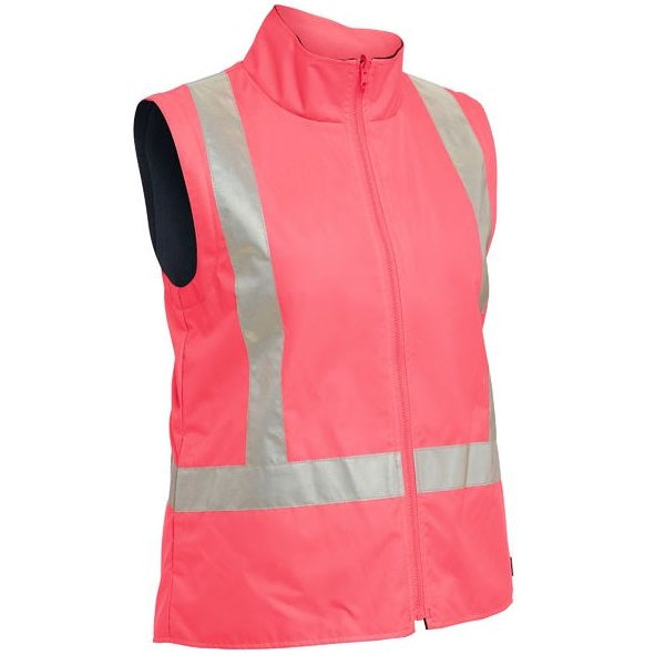 Bisley BKL6975 Womens Taped Hi Vis 5 In 1 Rain Jacket