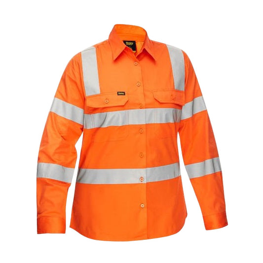 Bisley BL6016T Womens Taped Biomotion Cool Lightweight HiVis Shirt