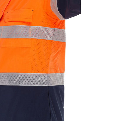 Bisley BL6491T Women's X Airflow™ HiVs Taped Stretch Ripstop Shirt