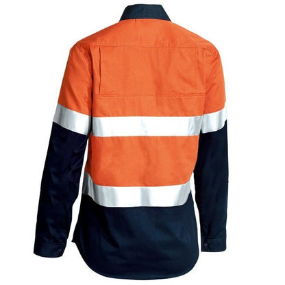 Bisley BL6696T Womens 3M Taped HiVis Cool Lightweight Shirt