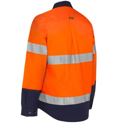 Bisley BLM6456T 3M Taped HiVis Maternity Drill Shirt