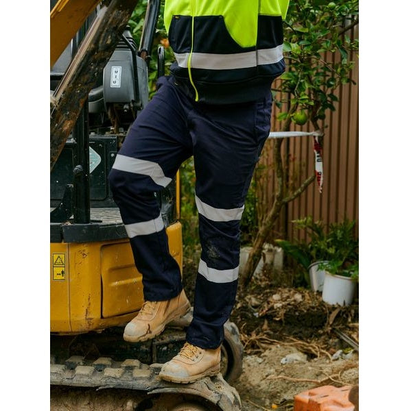 Bisley BP6008T Taped Biomotion Stretch Cotton Drill Work Pants