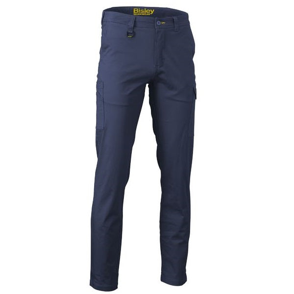 Bisley BPC6008 Stretch Cotton Drill Cargo Pants Navy