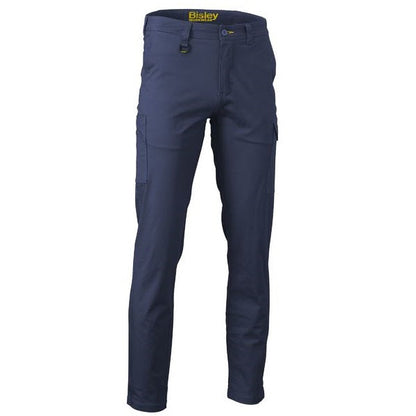 Bisley BPC6008 Stretch Cotton Drill Cargo Pants Navy