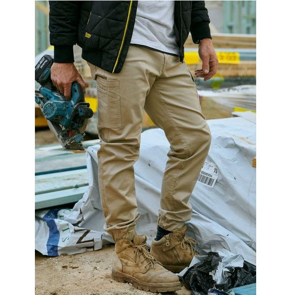 Beige pants on a background