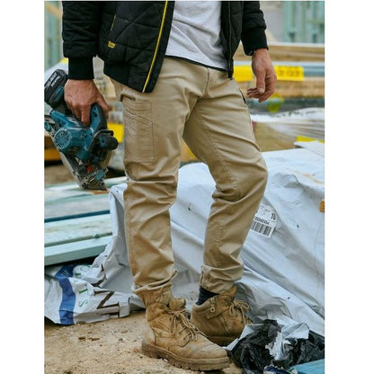 Beige pants on a background