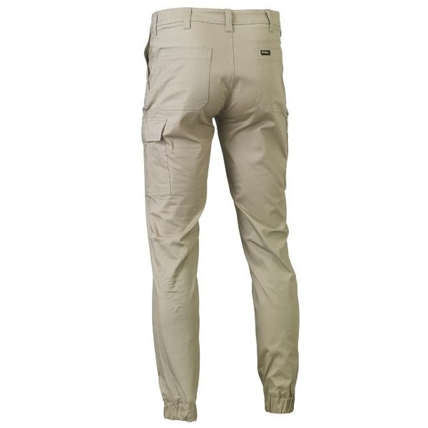 Bisley BPC6028 Stretch Cotton Drill Cargo Cuffed Pants
