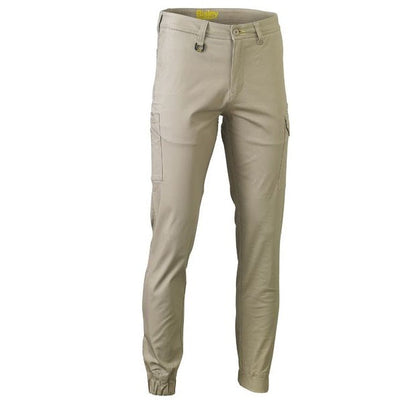 Bisley BPC6028 Stretch Cotton Drill Cargo Cuffed Pants