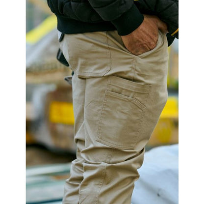 Beige pants on a background