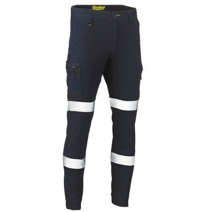 Bisley BPC6335T Flex&Move™ Taped Stretch Denim Cargo Cuffed Pants