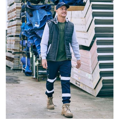 Bisley BPC6335T Flex and Move Taped Stretch Cargo Cuffed Pants