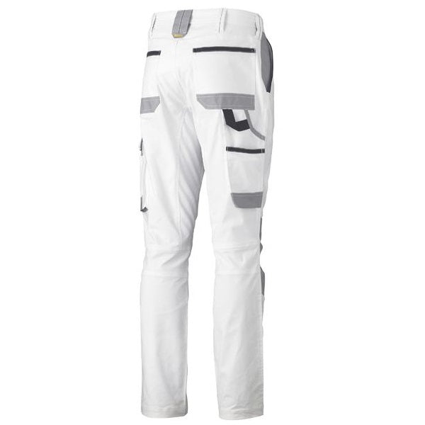 Bisley BPC6422 Painters White Contrast Cargo Pants