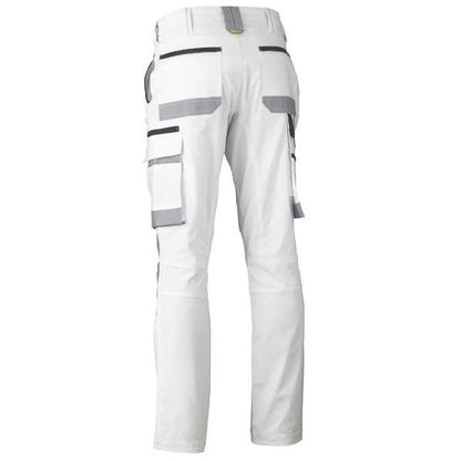 Bisley BPC6422 Painters White Contrast Cargo Pants